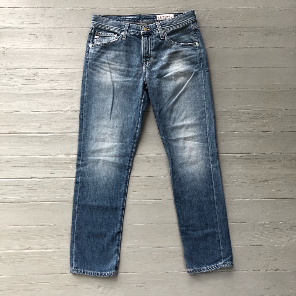 AG Jeans The Ex-Boyfriend Slim Slouchy Size 27 Medium Wash 100% Cotton